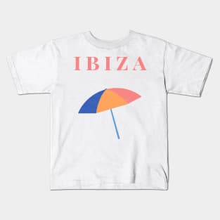 Ibiza Sunbrella Summer Holiday Beach Kids T-Shirt